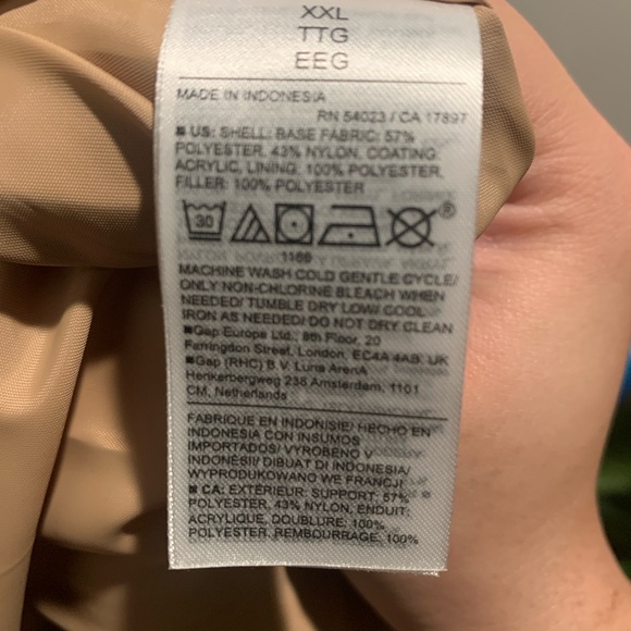 Beige Old Navy Puffer Coat - Picture 5 of 5